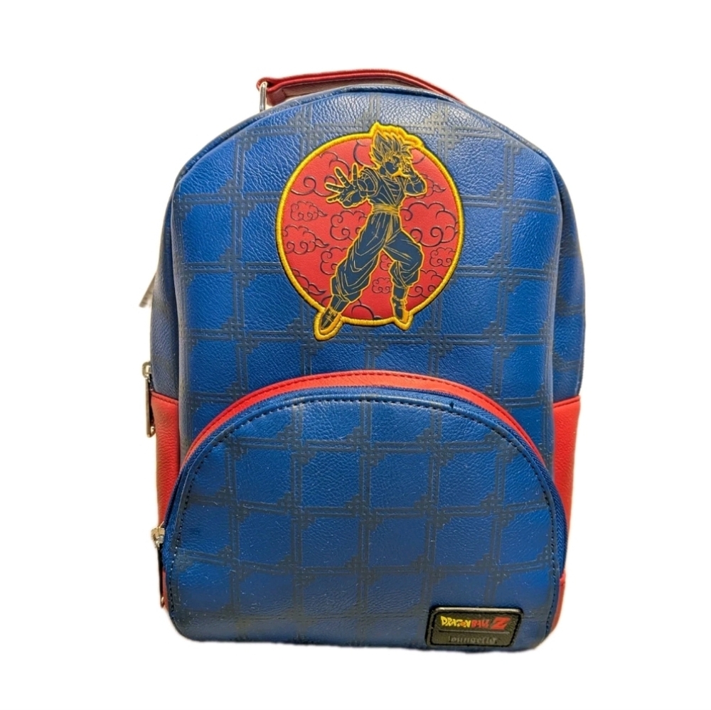 Disney Loungefly Dragon Ball Z Super Saiyan Goku Mini Backpack Anime Funimation
